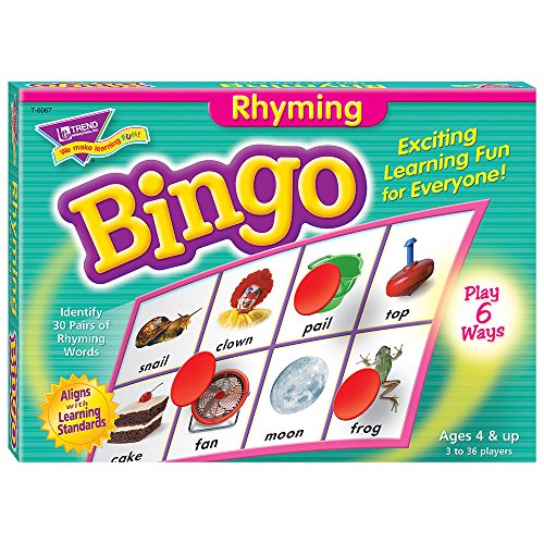 rhyming games BINGO