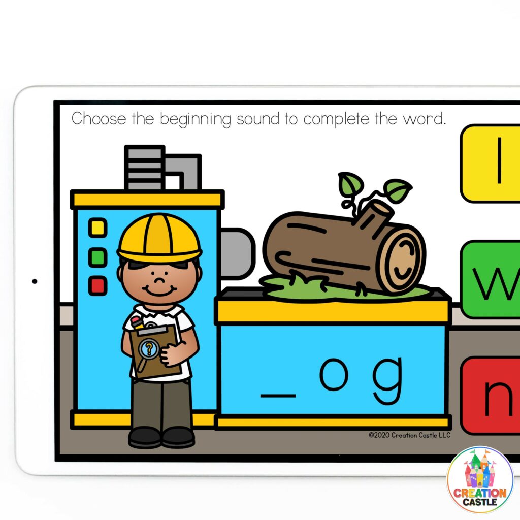 beginning sounds phonics activities