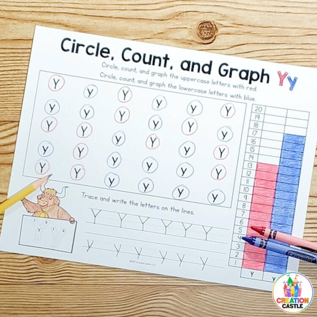 letters and sounds graphing