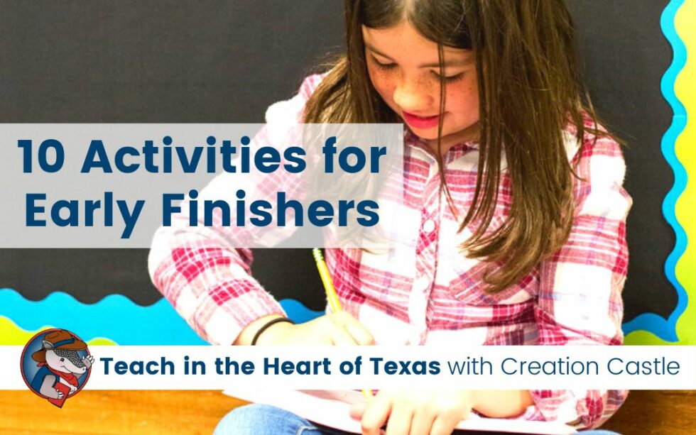 10 Simple Early Finishers Activities To Keep Your Students Engaged ...