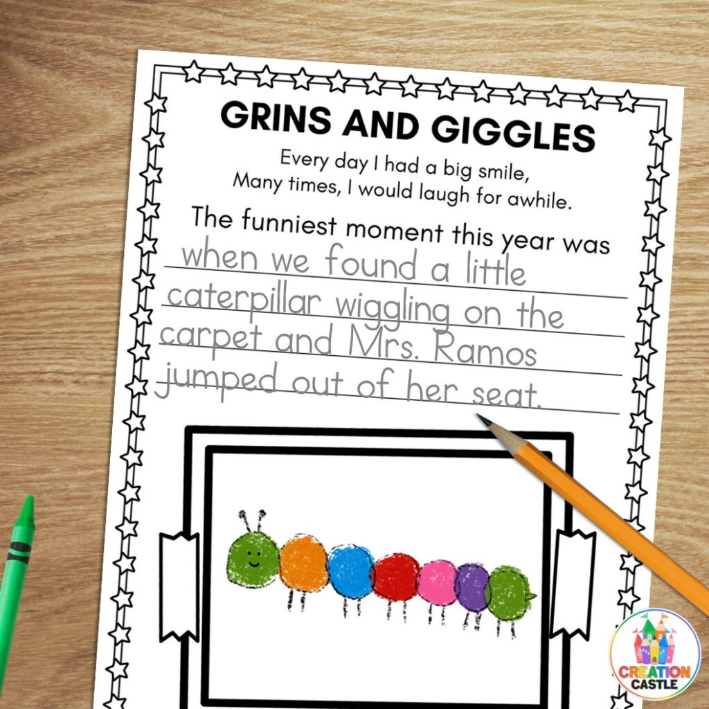 first grade memory book funny memory