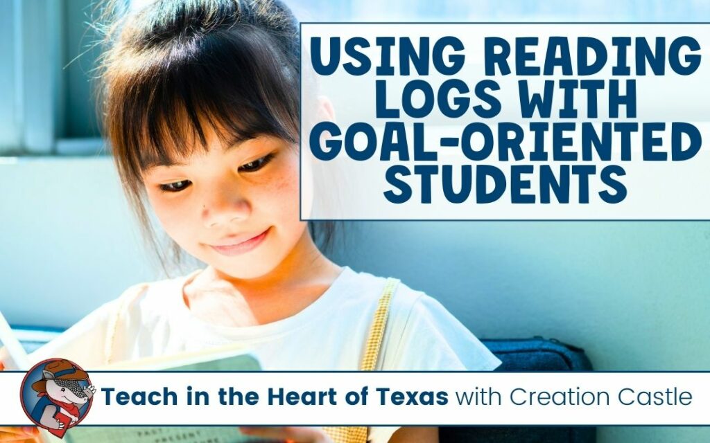 reading logs for goal centered students