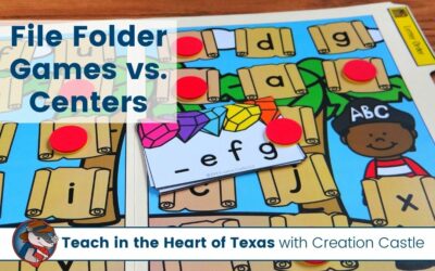 How Are File Folder Games Different Than Your Regular Centers?