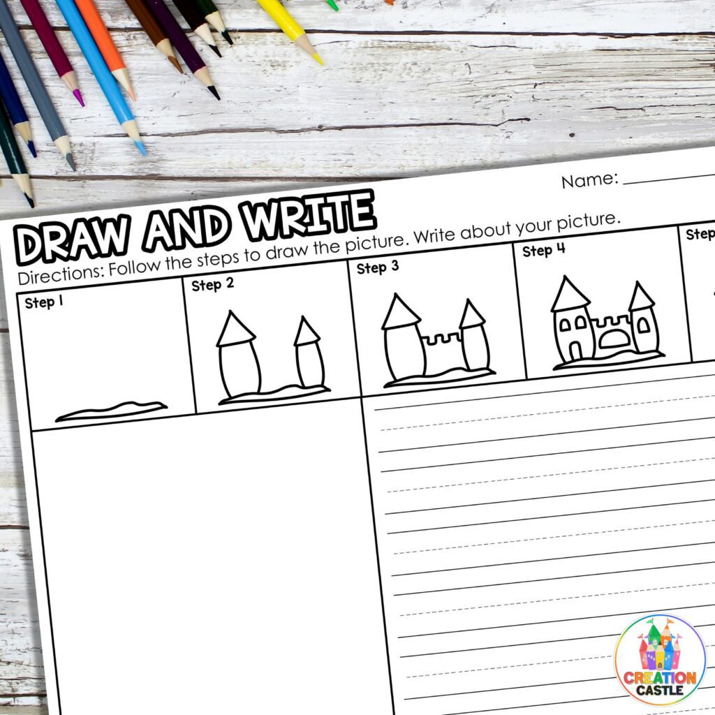 early finishers directed drawing worksheet