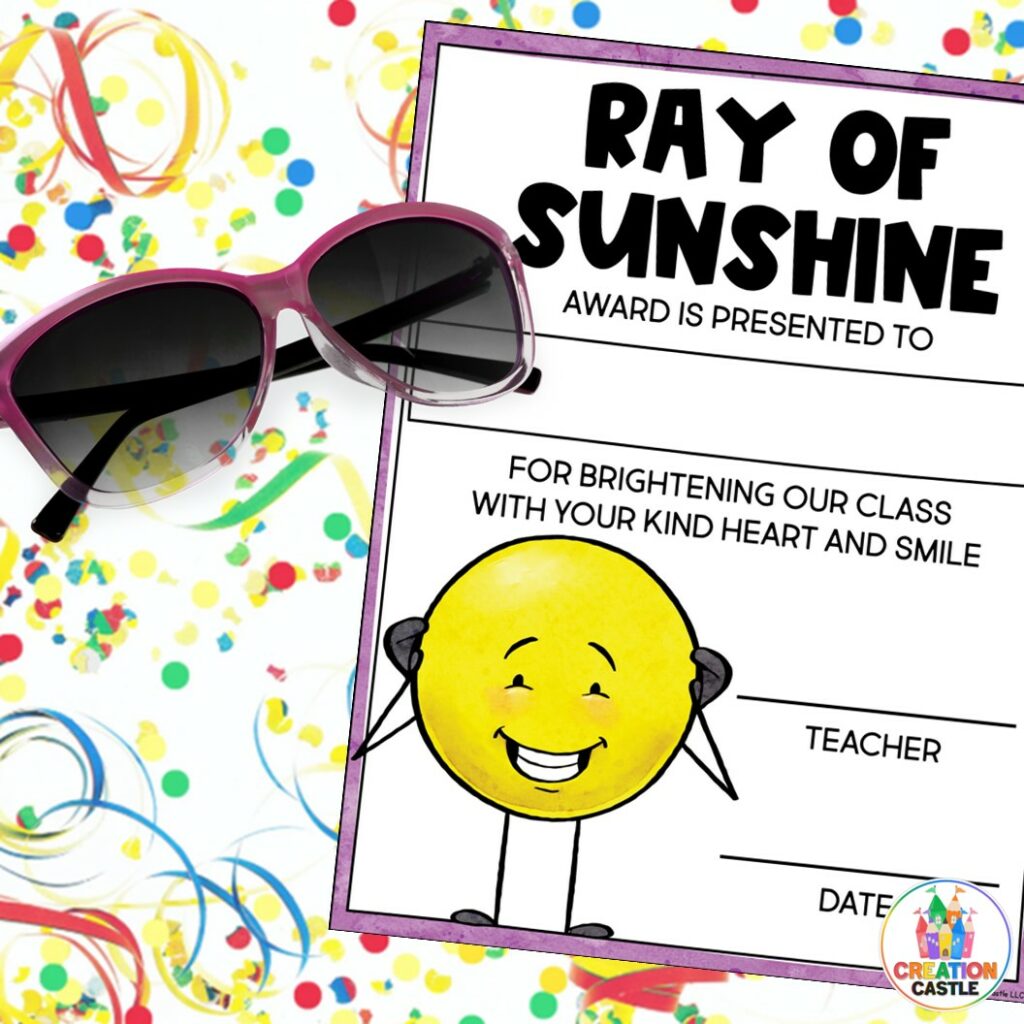 end of the year awards sunglasses