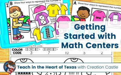 How to Get Started with Kindergarten Math Centers for a Successful Year