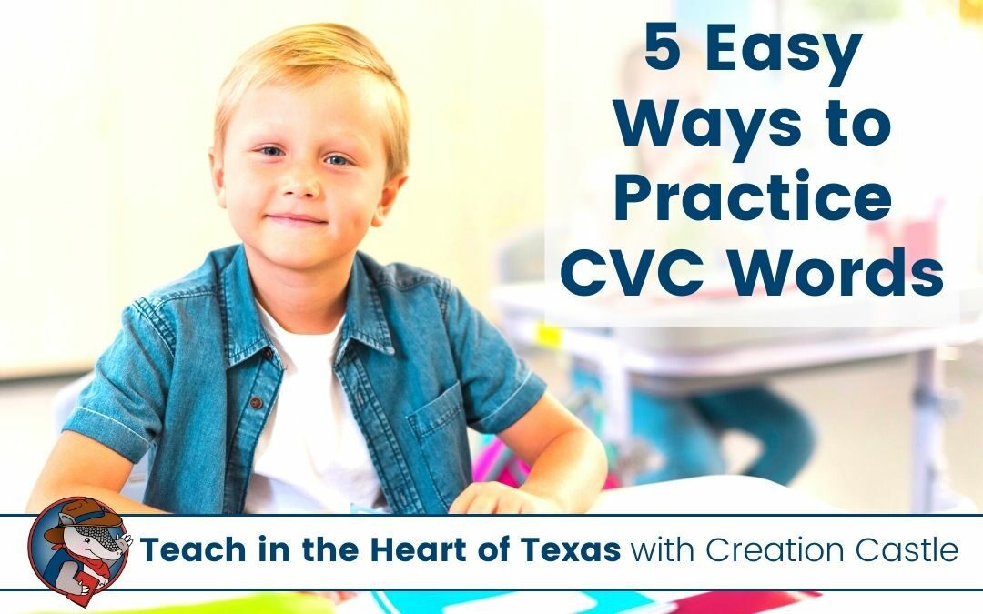 5 CVC Words Activities Your Students Will Love