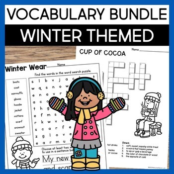 Winter Vocabulary Bundle