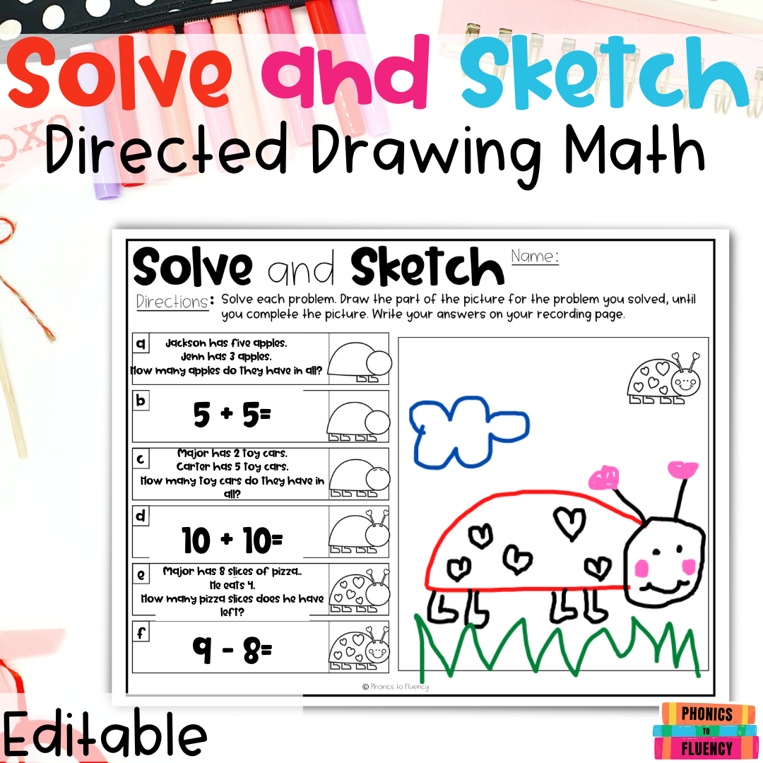 Phonics to Fluency Solve and Sketch