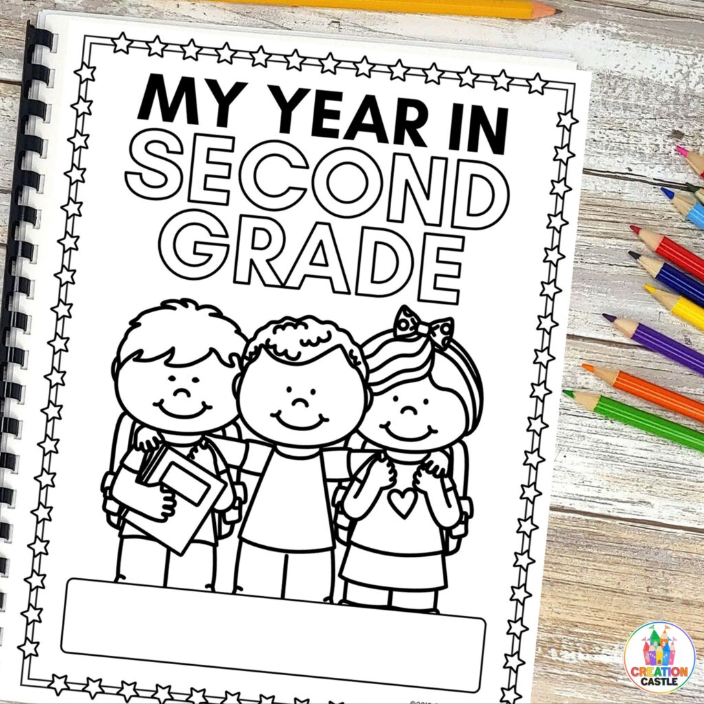 end of year memory book cover